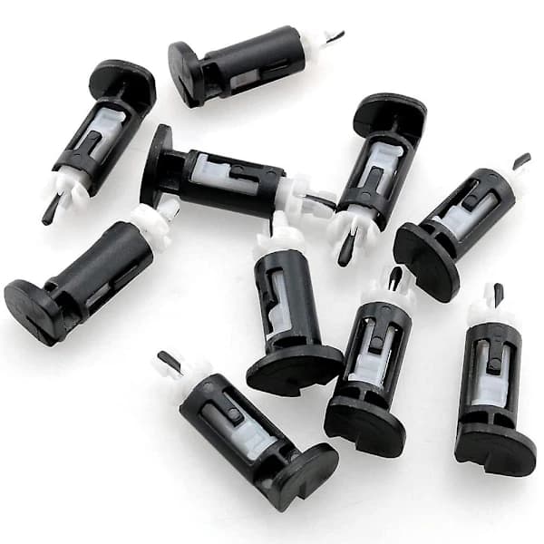 10 stk. plastikbeslag til 4-vejs CPU-køler 1155 775 CPU-køler Monteringsstift Trykskrue