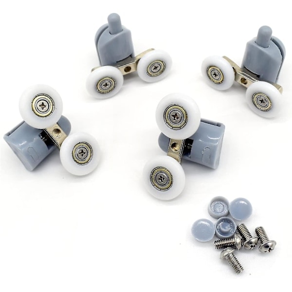 8-pack Dubbla Duschdörrrullar 23 mm Diameter Badrumsreservdelar