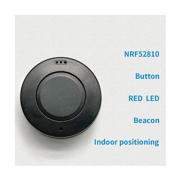 TS-Nrf52810 Bluetooth 5.0 Lavt Strømforbruk Modul Beacon Innendørs Posisjonering, Hvit 31.5 X 31.5 X
