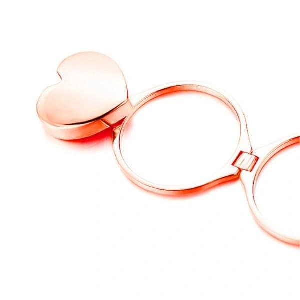 2-i-1 Sammenleggbart Uttrekkbart Ringarmbånd Rustfritt Stål Armbånd Ring Dobbel Bruk Armbånd Sølv