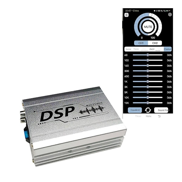 TS-Car Dsp Digital Audio Processor Navigation Maskine Lydkvalitetsforbedringseffekt 4 Ind 6 Ud Dsp