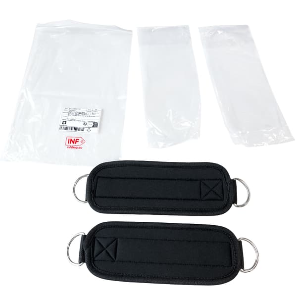 Ankelstropper til kabelmaskiner, 2-pak sort 141 Black