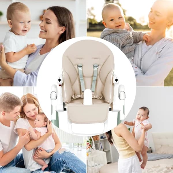 Babysittdynor för barnstol | Andningsbar sittdyna för barnstol | Sittdyna för barnstol i konstläder
