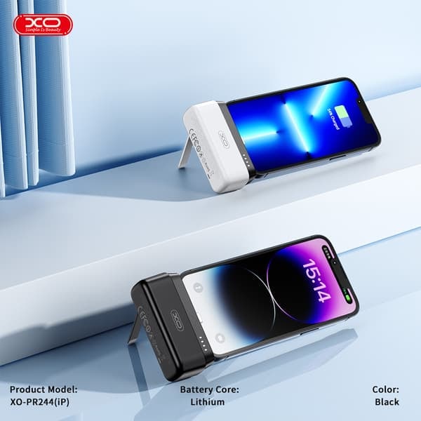 TS-XO Mini Powerbank 20W 5000 mAh with Lightning Connector - Black