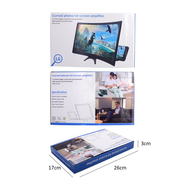 Portable 3D HD Mobile Phone Screen Magnifier