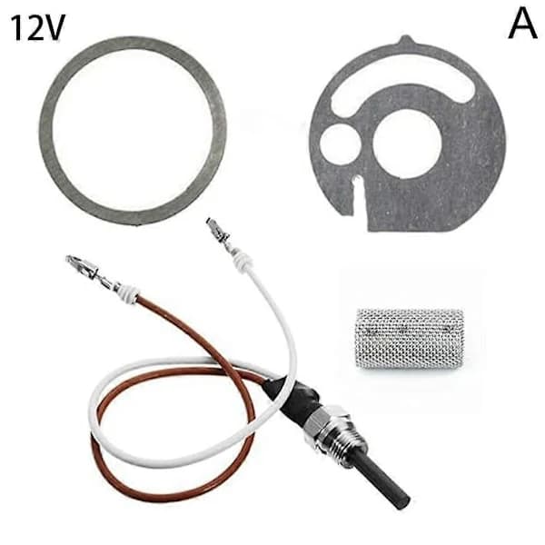 12V Gløderør Keramisk Stift + Pakninger Til Eberspacher Hydronic D4WS, 5WZ, D5WS