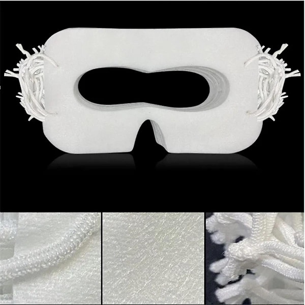 TS-100 stk. Universell Engangs VR Øyemaske For Quest 3 VR Headset Tilbehør Svette Pustende Øyedeksel