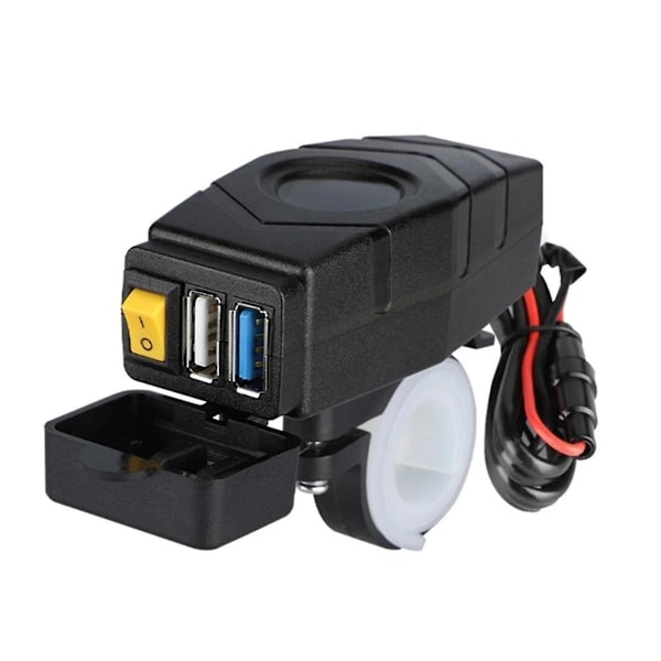 TS-C1fb 20-80v E-cykel Styr USB Oplader 24v 36v 48v 60v Qc3.0 Hurtig Oplader Adapter (rødt Lys)