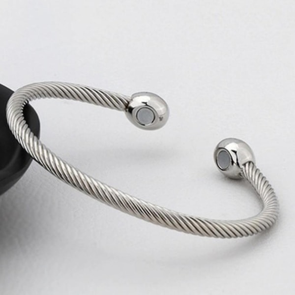 Magnetisk kobberarmbånd terapi Artritis smertelindring armbånd magnetisk - Perfekt
