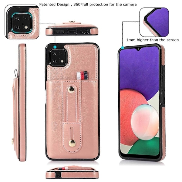For Samsung Galaxy A42 5G Armband Stand Wallet Leather Phone Case