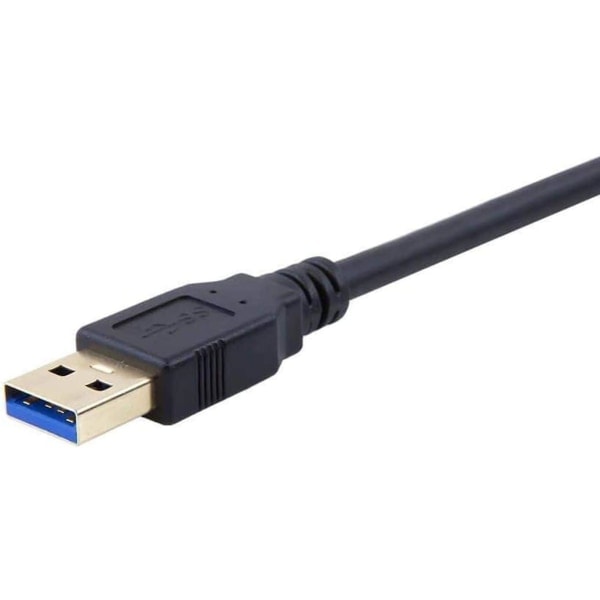 Høykvalitets USB 3.0-kabel for Western Digital/WD/Seagate/Clickfree/Toshiba/Samsung bærbar harddisk - USB 3.0 A/Micro-B-kabel (2 m)