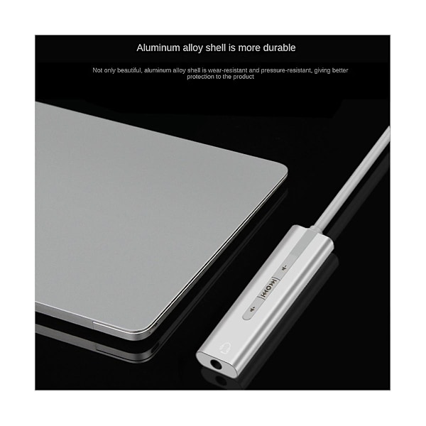 TS-Usb Eksternt Lydkort Usb3.0 Til 3.5mm Audio Mikrofon Hodetelefon Adapter For PC Laptop Lydkort