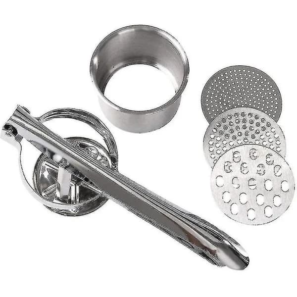 Premium Spaetzle / Potetpresse Rustfritt Stål 3 Silinnsatser
