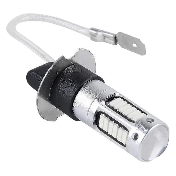 2 stk H3 10W 30 SMD-4014 LED tåkelys for bil, DC 12V Rødt Lys Red Light