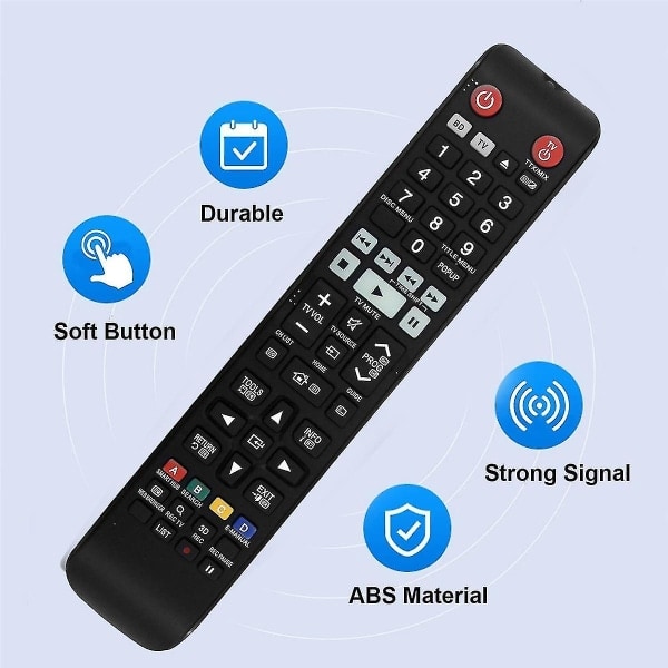 Ersättningsfjärrkontroll för Samsung Blu-ray-spelare BD-H8500 BDH8900A/XY BD-H8500A/XY BD-H8900A/XY [DB]