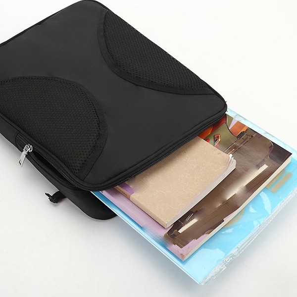 TS-Universal Violin Kulfiber Etui Hårdt Let Musikark Taske, sort