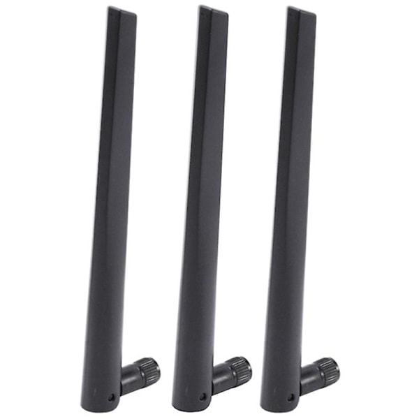 TS-3 stk. Ny metall Wifi-antenne med RP-SMA-grensesnitt med 5dBi 2.4g/5g dual-band trådløs Wifi-antenne