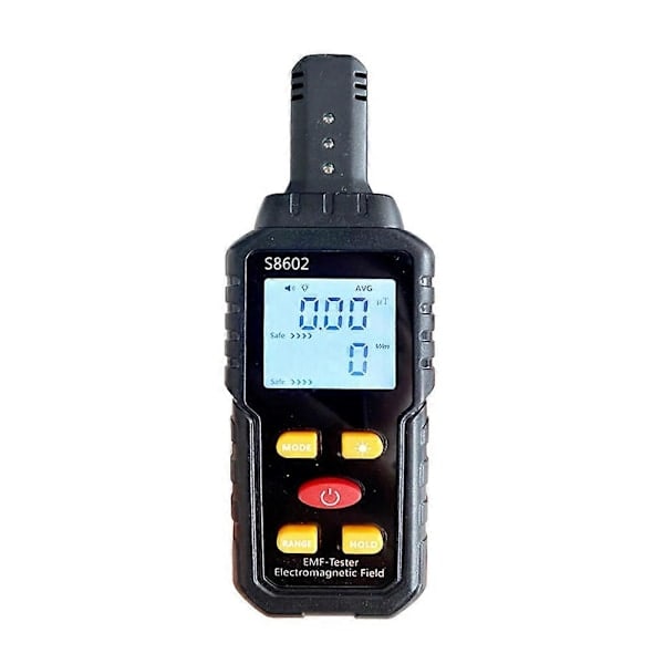 S8602 Strålningsdosimeter Elektromagnetisk Strålningsutrustning Strålningsmätare Testare 3 i 1 Tillbehör