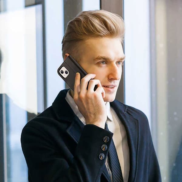 TS-Dux Ducis Hivo Plånboksfodral för iPhone 15 Plus - Svart