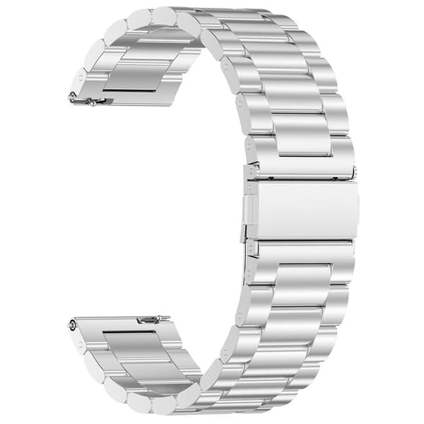 TS-Armband 22mm i metall för Amazfit Bip 5 - Silver