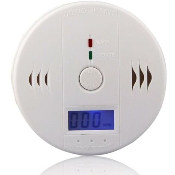 Kolmonoxidvarnare med LED-display / elektronisk sensor, Kolmonoxidlarm