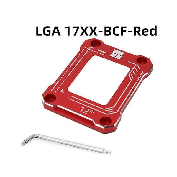 TS-Lga17xx-bcf 12. generations CPU Bøjningskorrektion Fikseringsspænde CPU Bøjningskorrektor Ramme CPU Fast Bagplade