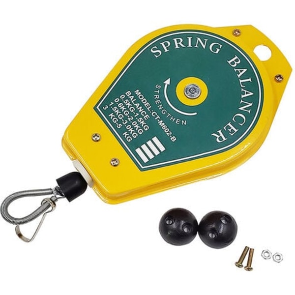 TS-Fjäderbalanserare Infällbar Verktyg Hängande Stöd Fjäderbalanserare för Monteringslinje (0,5-1,5 kg)