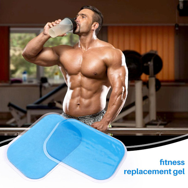 TS-40st Abs Stimulator Tränare Ersättnings Gelark Magbälte Muskeltoner Ab Tränare Tillbehör