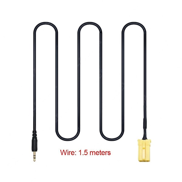 Bil 3,5 mm Aux Input Adapter Kabelledning Til Alfa Romeo 159 Fiat Grande Punto