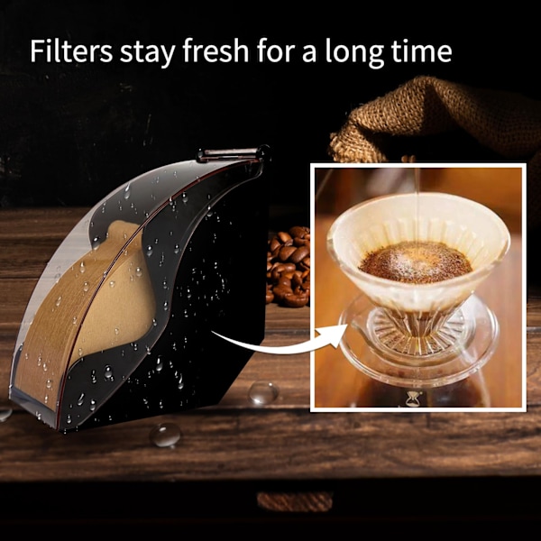 Kaffefilterholder til Organizer og Kaffestationstilbehør (Sort)