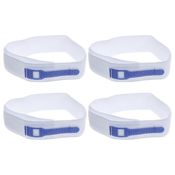 4 st Bärbara Kateterbenremmar Elastiska Kateterfixeringsband Benbandage