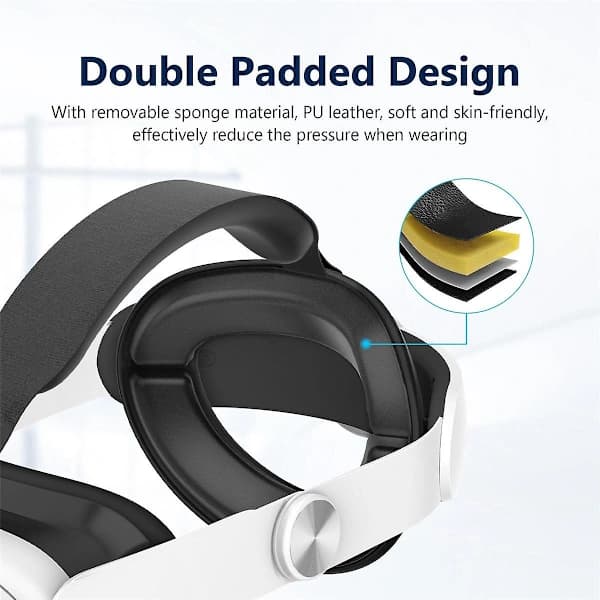 VR-hodebånd for 3 Hodebånd-oppgraderinger Elite Strap Alternativ Hodebånd for 3 VR-tilbehør