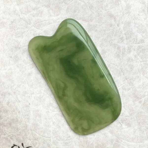 7-delt Gua Sha-sæt, Harts Gua Sha-sæt til ansigts- og nakkesmerter grøn