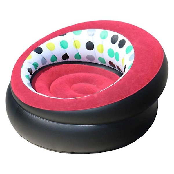 TS-Oppustelig Lazy Sofa Foldbar Luftsofa Stol Bærbar Udendørs Møbel Til Rejser Camping Picnic