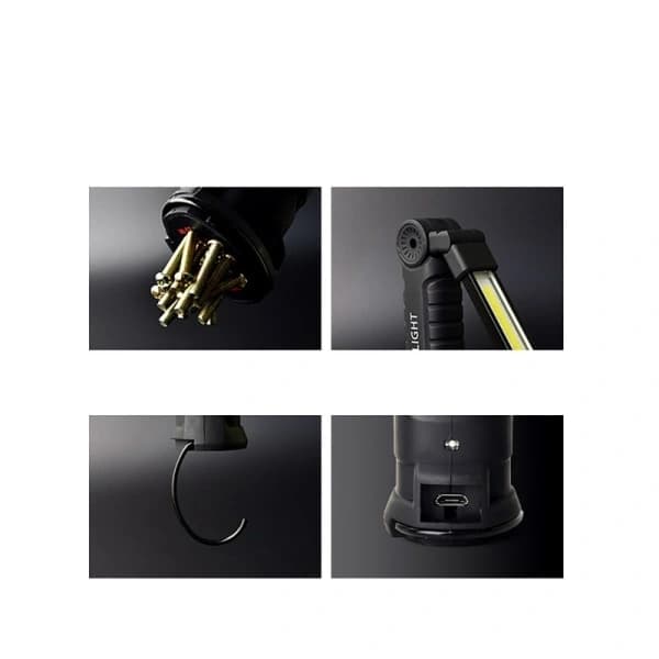 Tehokas LED-taskulamppu (6W, USB)