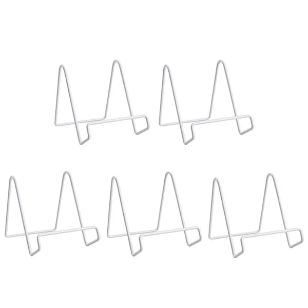 5-pak Tallerkshylde Billedrammehylde HVID MEDIUM HVID WHITE MEDIUM