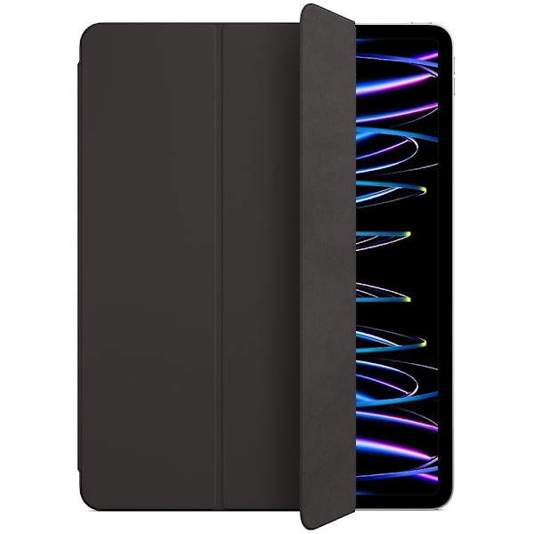 Offisiell Apple iPad Pro 12.9 (3., 4., 5., 6. generasjon) Smart Folio Flip Case Cover - Svart