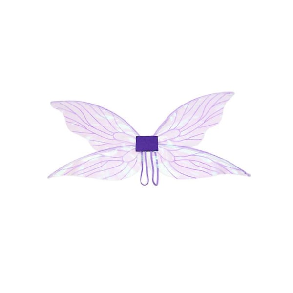 Flickor Butterfly Wings Barn Fairy Wings Glittrande skira änglavingar Klä upp Cosplay kostym