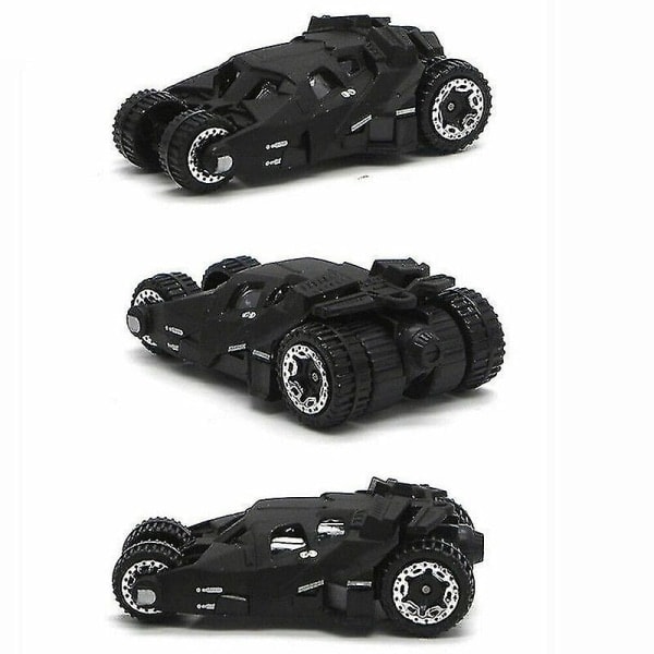 Sett med 6 Batmobile Billeksaksfordon Metall