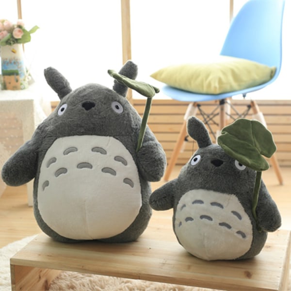 Søt Anime Barn & Totoro Dukke Stor Størrelse Myk Pute Plysj Leke B 30CM