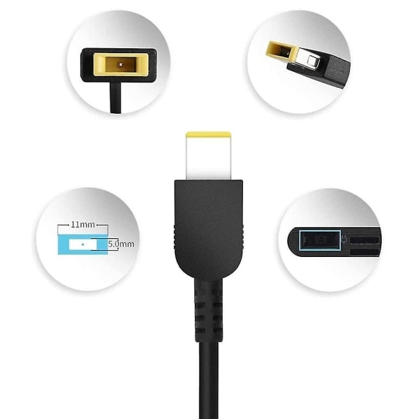 Ny 230W 20V 11.5A USB-nätadapter Laddare för bärbar dator för Lenovo nätadapter laddare
