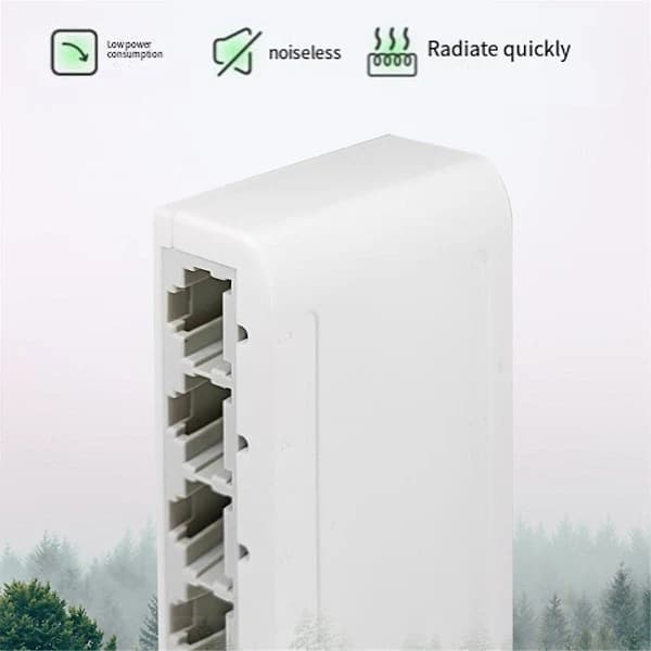 8-ports Gigabit Dataswitch, netværkshub, desktop Ethernet-splitter, plug & play skærmede porte blæserløs