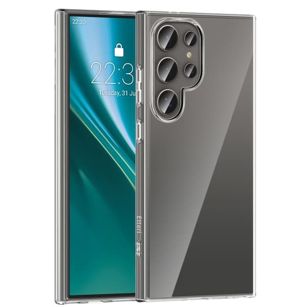 TS-Etteri Kirkas Suojakuori Samsung Galaxy S24 Ultra -puhelimelle