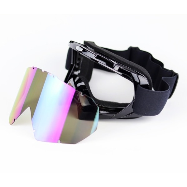 Motorcycle Goggles, Motocross Goggles Dirt Bike Goggles, Eyewear, Windproof, Sandproof, Rainproof, Anti-Fog Motorcycle Glasses - Perfet