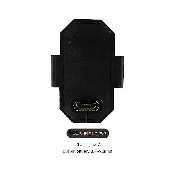 4 st 7 färger Drönare Stroboskopljus USB LED Anti-kollision Cykel Bakljus Drönare Nattflygning Mini Signal Blinkande Varningsljus