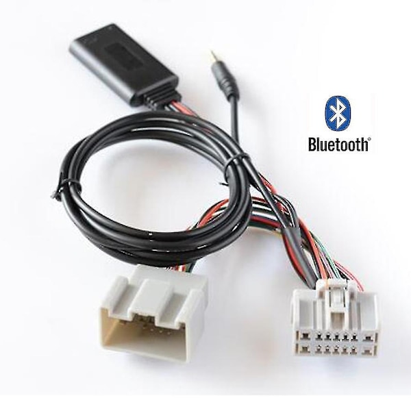 Bil Bluetooth 5.0 Trådlös Telefonsamtal Handsfree Aux In Adapter för Volvo C30 S40 V40 V50 S60 S70 C70 V70 Xc70 S80 Xc90 med Mic-Xin