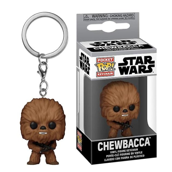Star Wars Chewbacca Nyckelring Action Figur Pendant Collection Leksaker