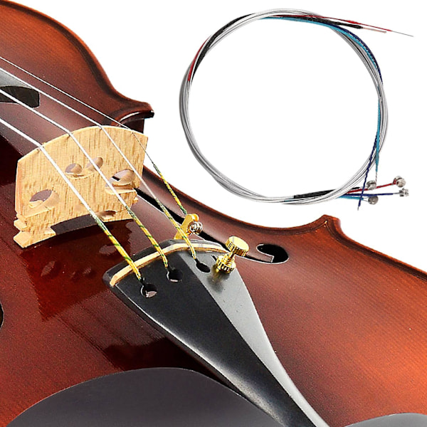 TS-Violin Sträng V68 1 Set Violinsträngar 4 Stycken E A D G För 1/8 1/4 1/2 3/4 4/4 Vanlig Storlek Strängar