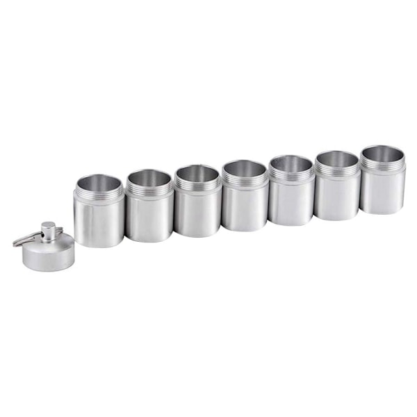 Dosæske - 7 Dage - Aluminium