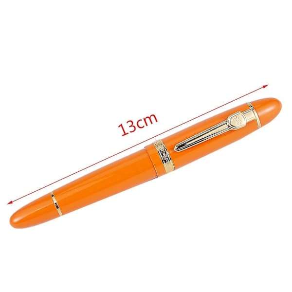 159 18kgp 0,7 mm Medium Spets Fyllpenna Med Låda, Orange